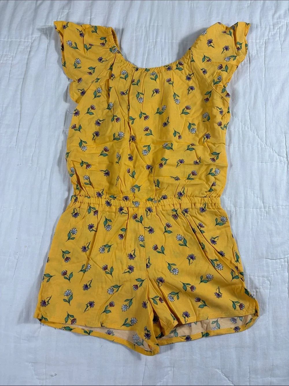 The‎ Childrens Place Girls 5/6 Romper and Tie Dye Shorts Set Bundle NWT 3pc